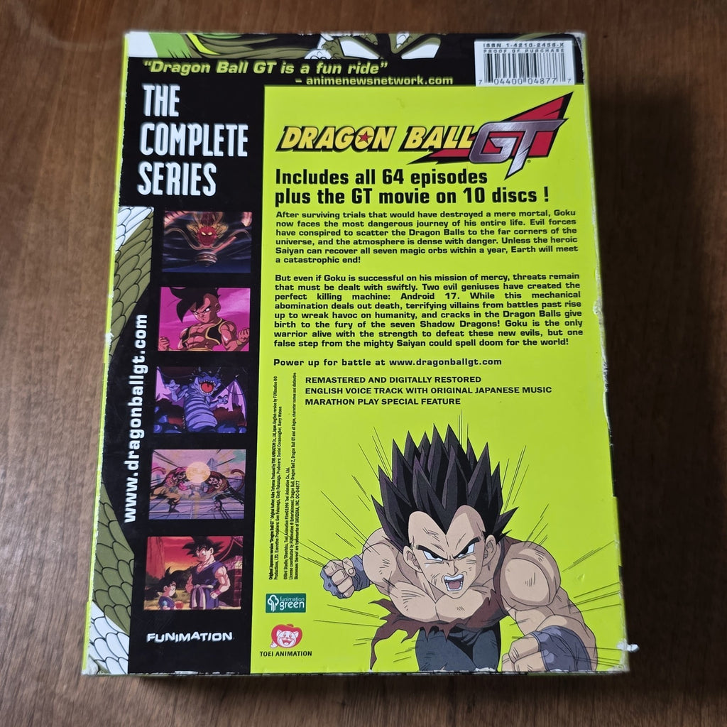 Dragon Ball GT: The Complete Series DVD 2008 Anime Box Set 10 Disc Funimation