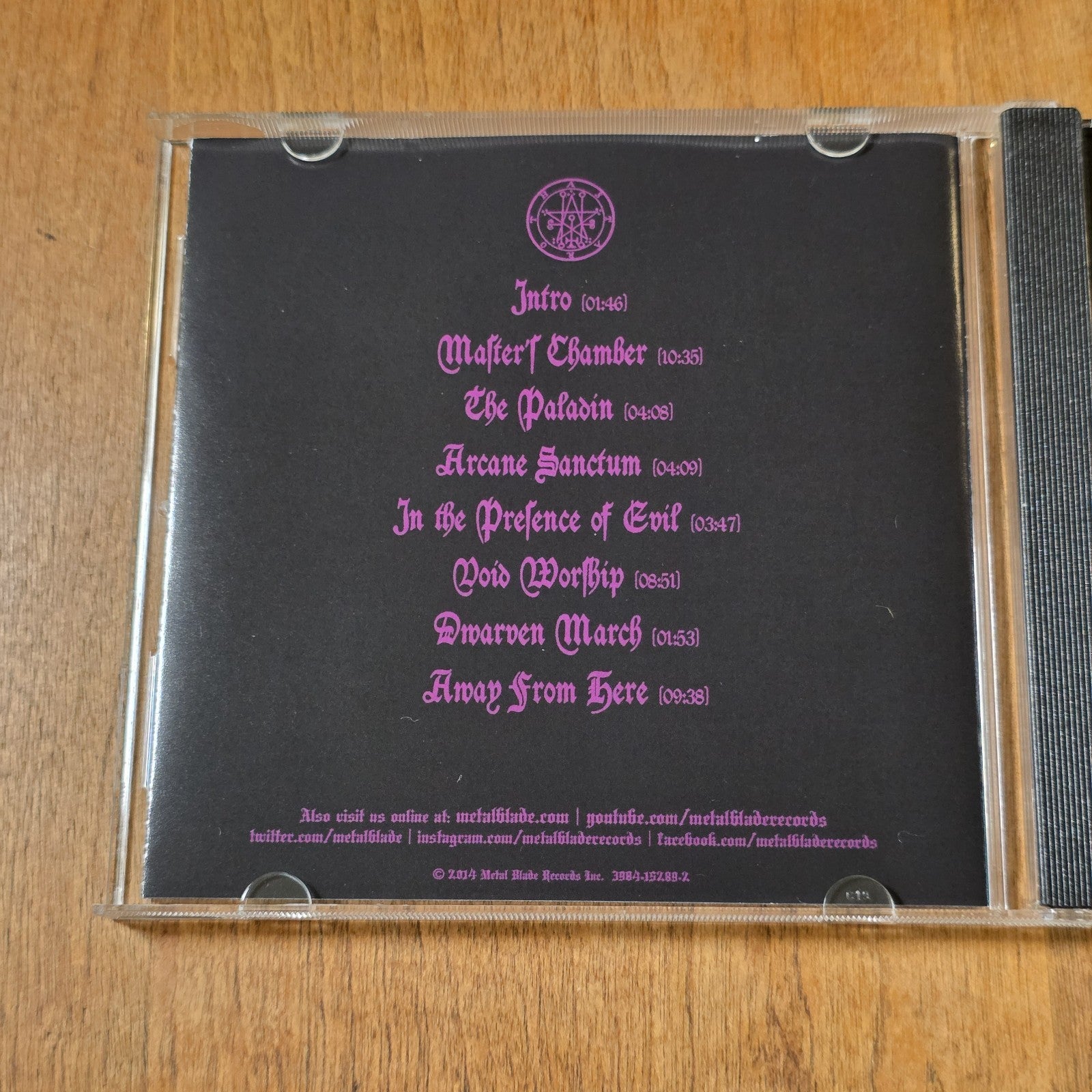 Pilgrim - Void Worship CD Album 2014 Doom Metal Metal Blade Records