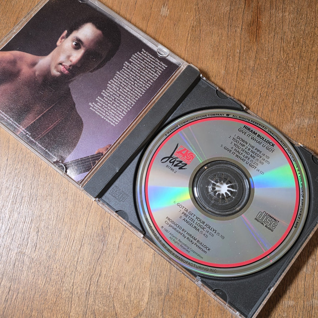 Hiram Bullock - Give It What U Got CD Album 1987 Jazz Rock Fusion