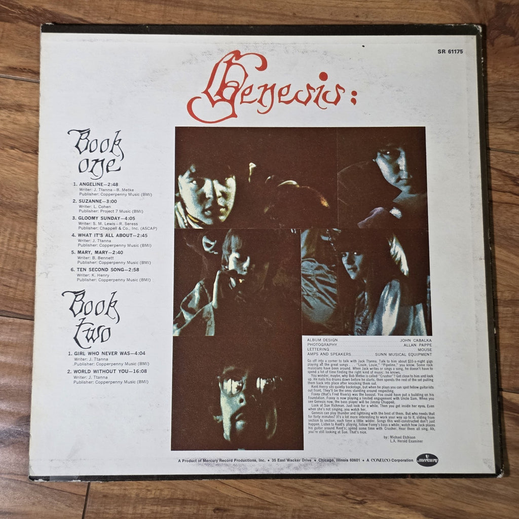 Genesis - In The Beginning Album 1968 Rock Vinyl LP 12" VG+
