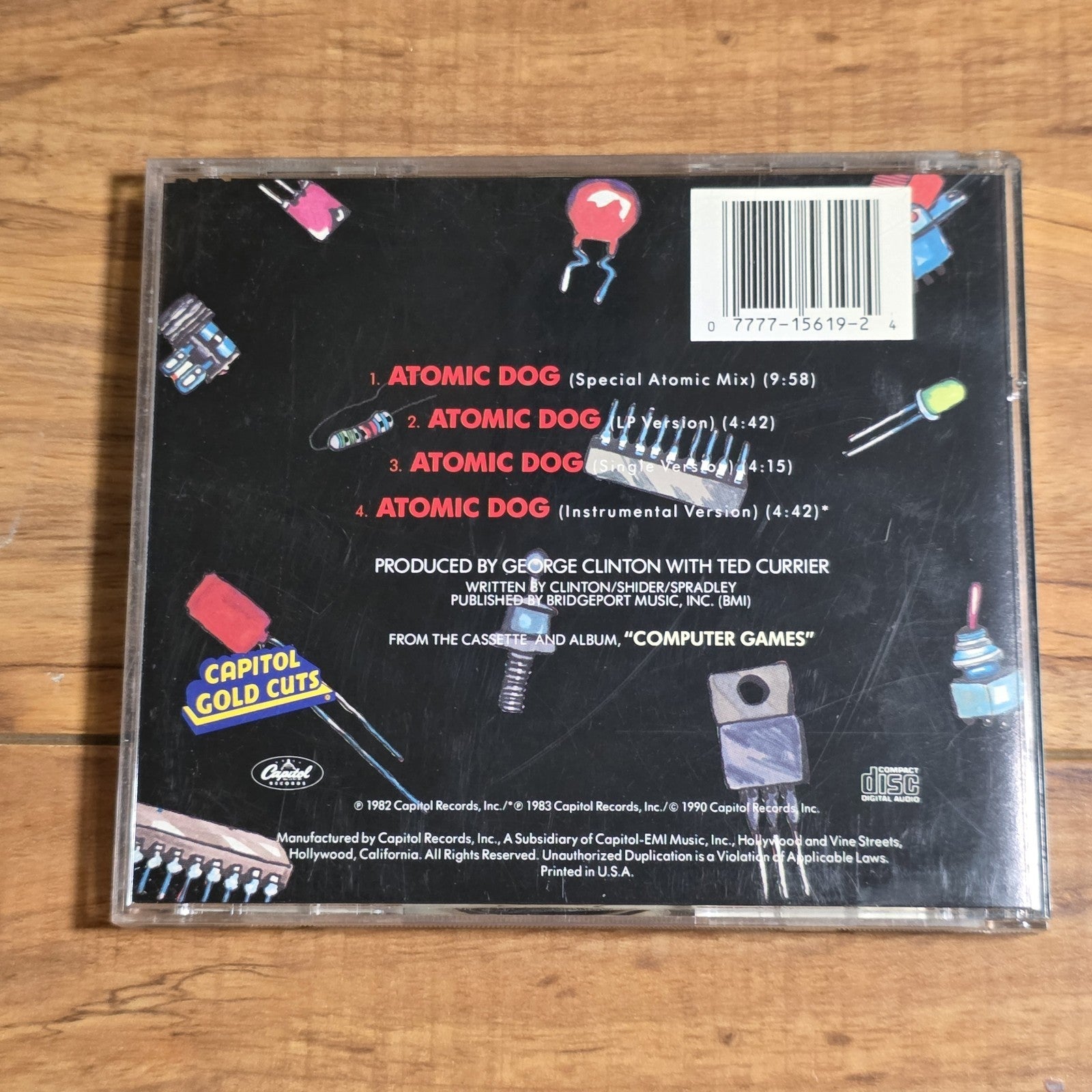 George Clinton - Atomic Dog CD EP 1990 Funk