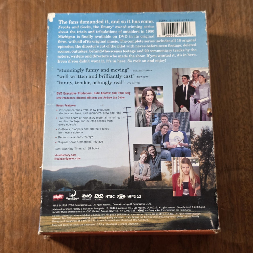Freaks and Geeks - The Complete Series DVD Box Set 2004 Comedy HTF