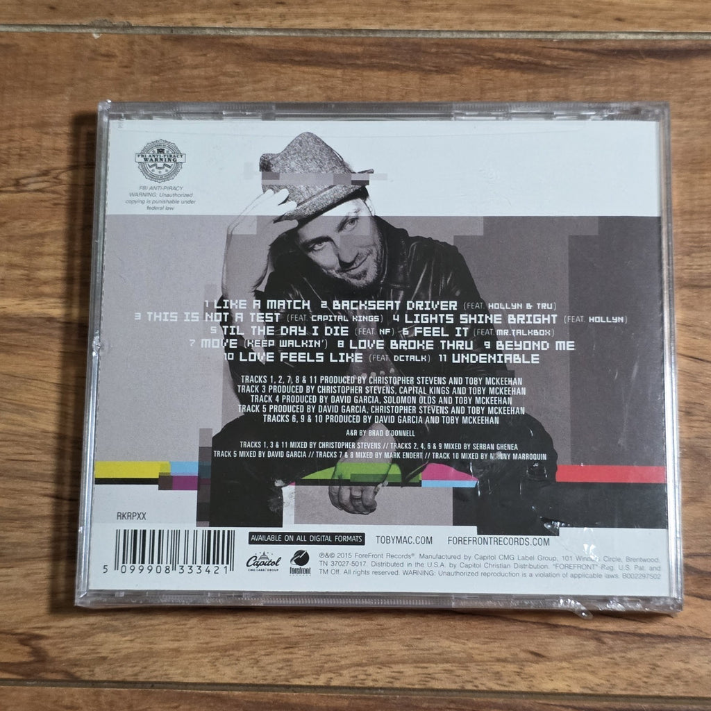 TobyMac - This Is Not A Test CD Album 2015 Christian Hip Hop Sealed New