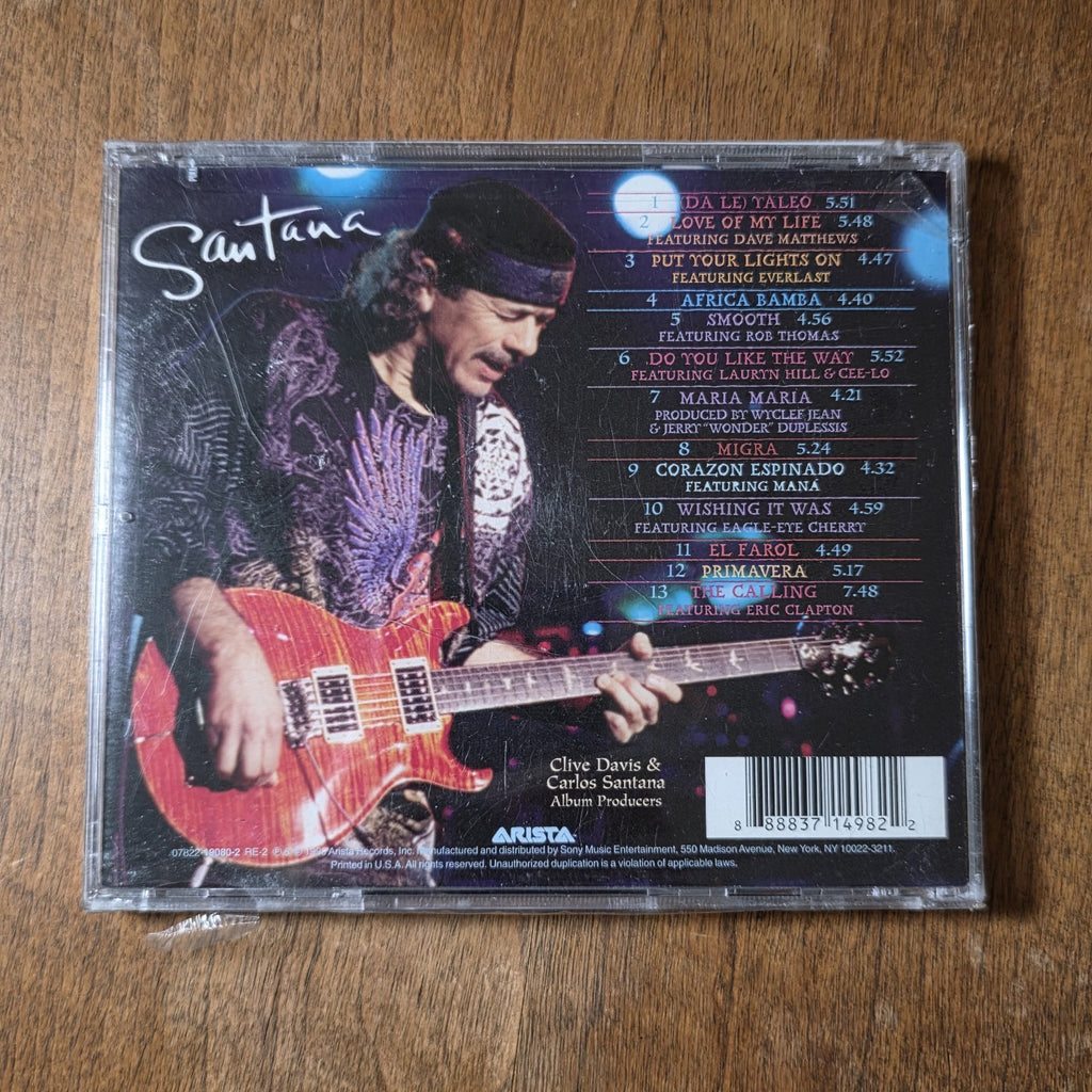 Santana - Supernatural CD Album 1999 Blues Rock Latin Pop Arista Sealed New