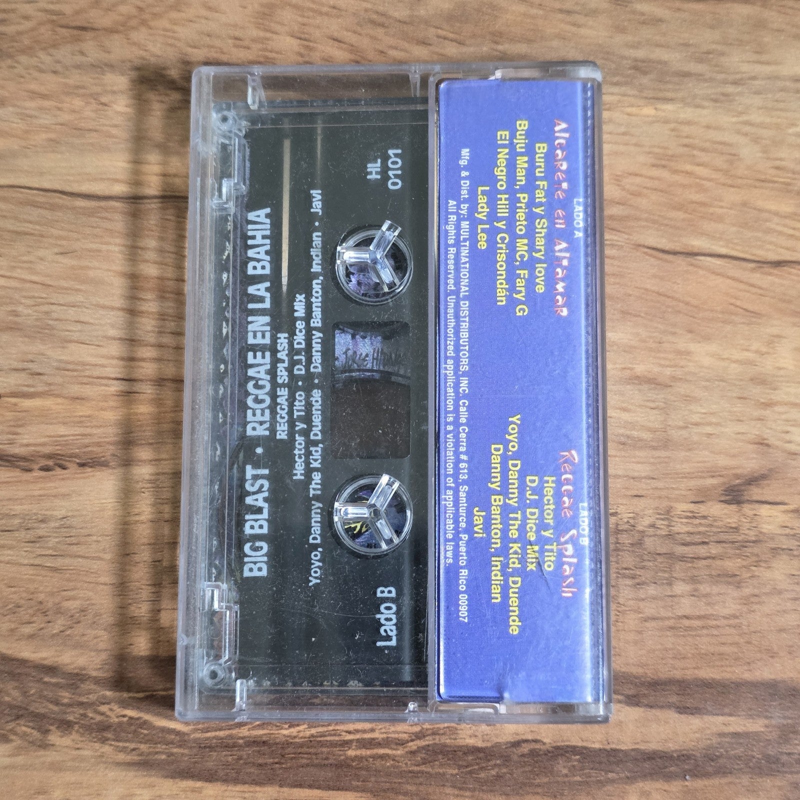 Big Blast Reggae En La Bahia Cassette Album 1996 Reggaeton