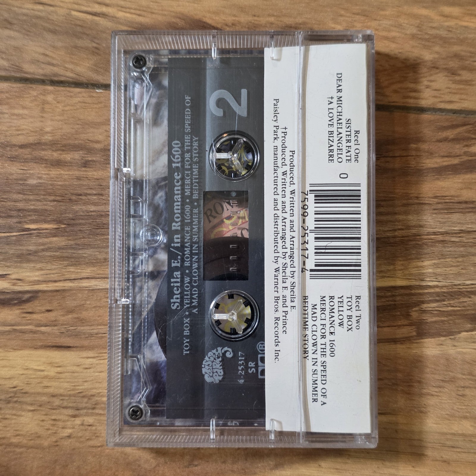 Sheila E. - In Romance 1600 Album 1985 Funk Soul Cassette Paisley Park Records