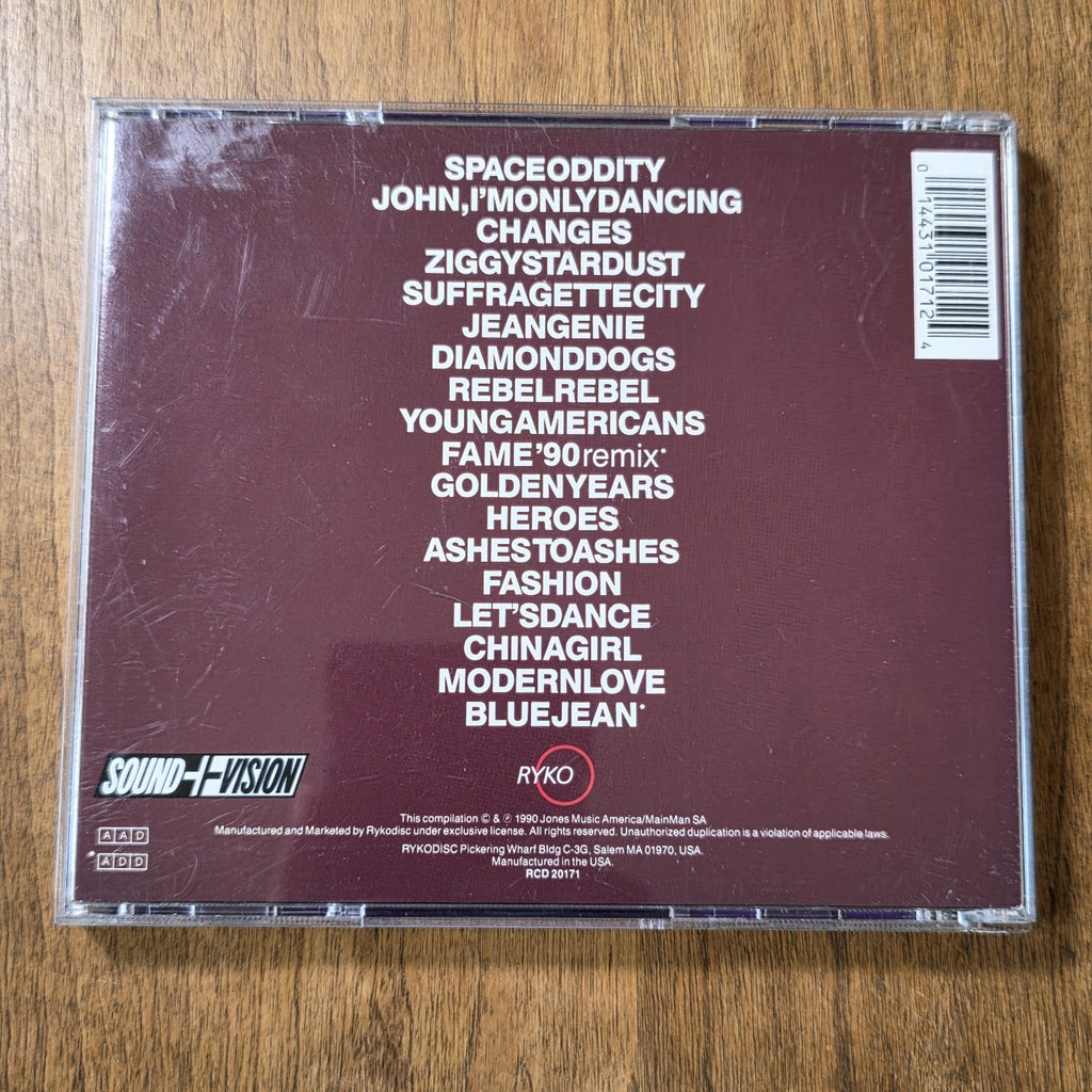 David Bowie - Changesbowie CD Compilation 1990 Glam Rock Ryko Distribution
