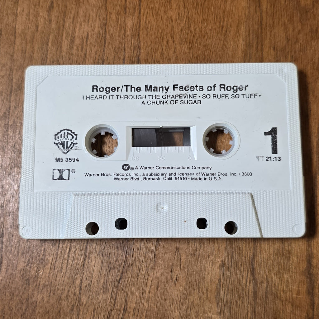 Roger - The Many Facets Of Roger Album 1981 Funk Soul Cassette WB Rare HTF