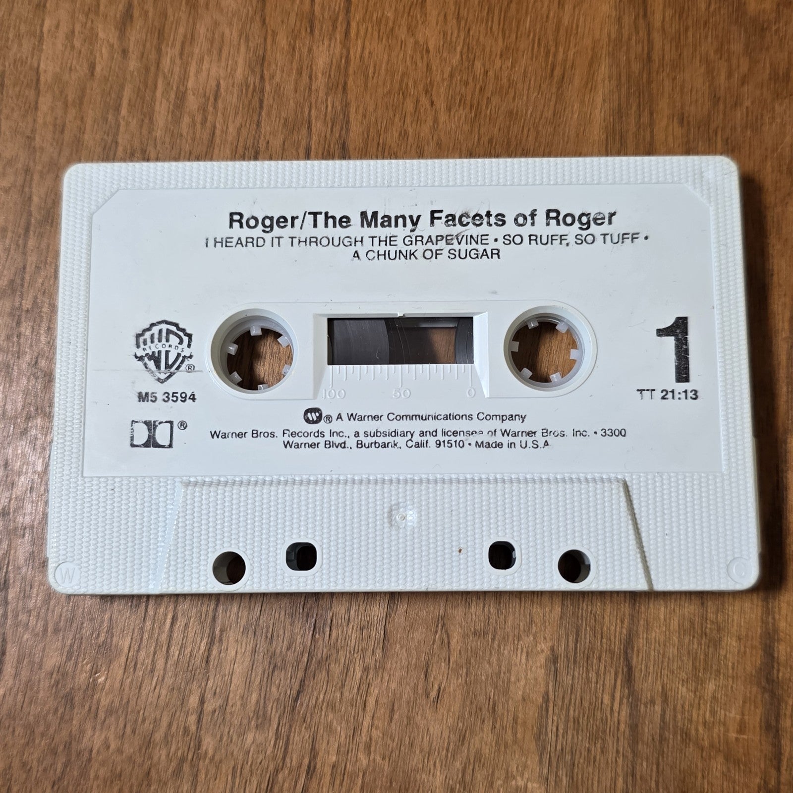 Roger - The Many Facets Of Roger Album 1981 Funk Soul Cassette WB Rare HTF