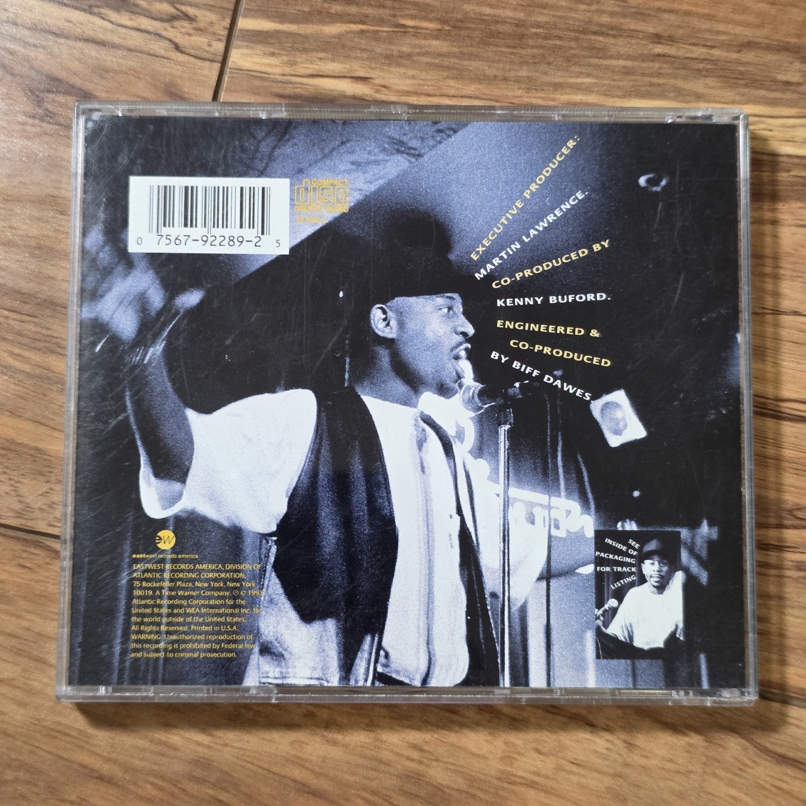 Martin Lawrence - Live: Talkin Shit CD 1993 Will Smith Bad Boys Comedy Stand Up