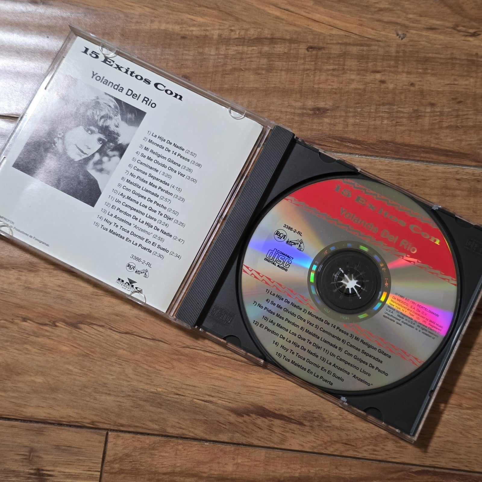 Yolanda Del Rio - 15 Exitos Con CD Compilation 1985 Latin HTF