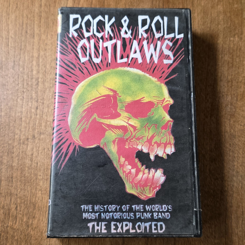 The Exploited - Rock & Roll Outlaws VHS 1995 Punk Rare HTF