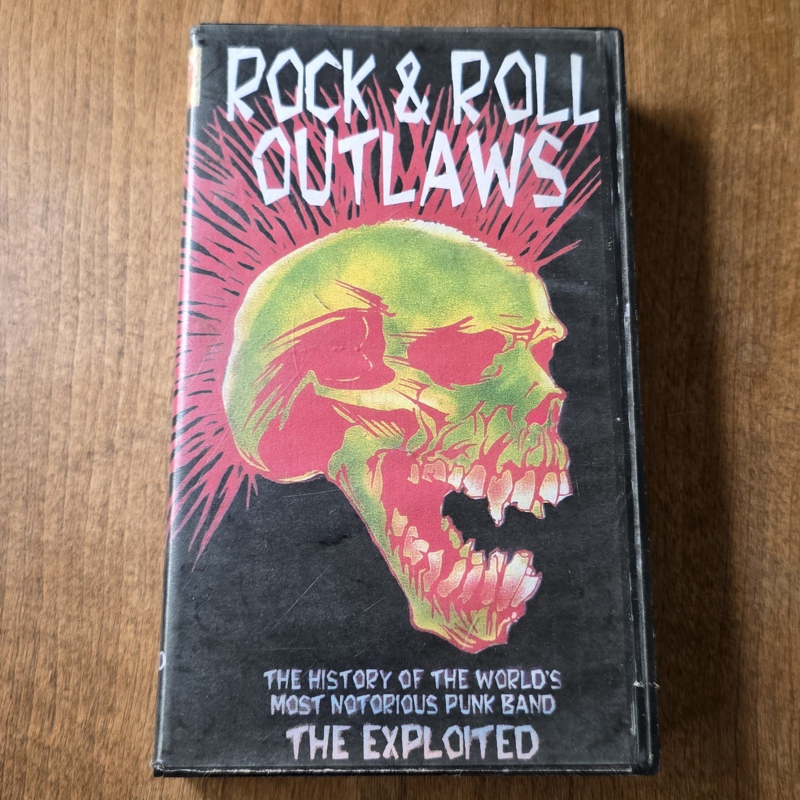 The Exploited - Rock & Roll Outlaws VHS 1995 Punk Rare HTF