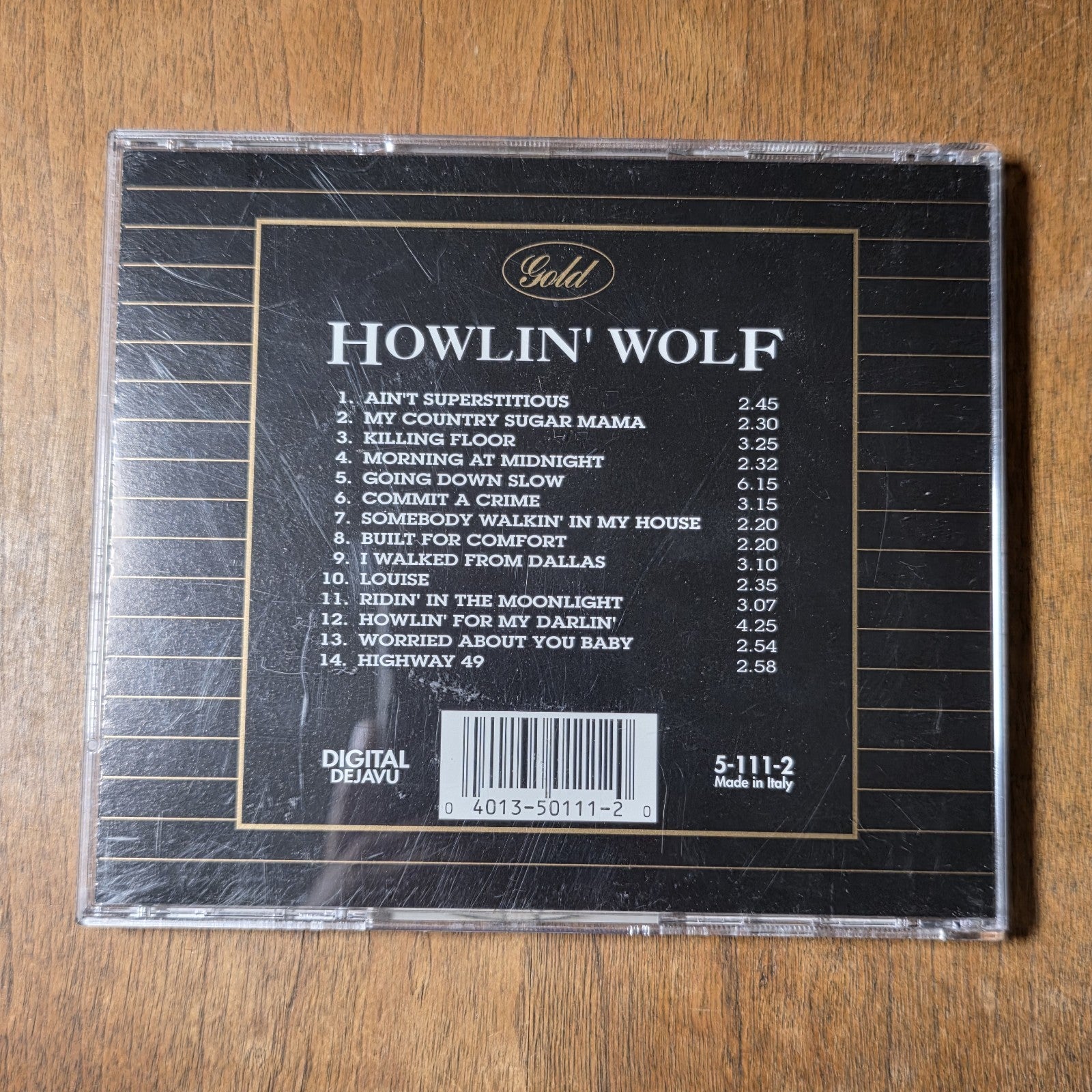 Howlin' Wolf - Gold Collection CD Italy Import Rare Blues Electric Blues