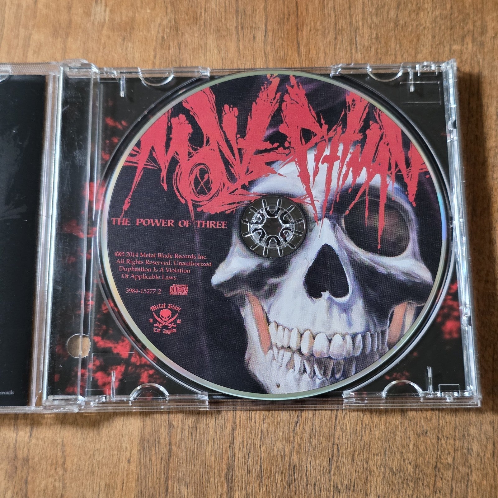 Monte Pittman - Power of Three CD Album 2014 Heavy Metal Metal Blade Records