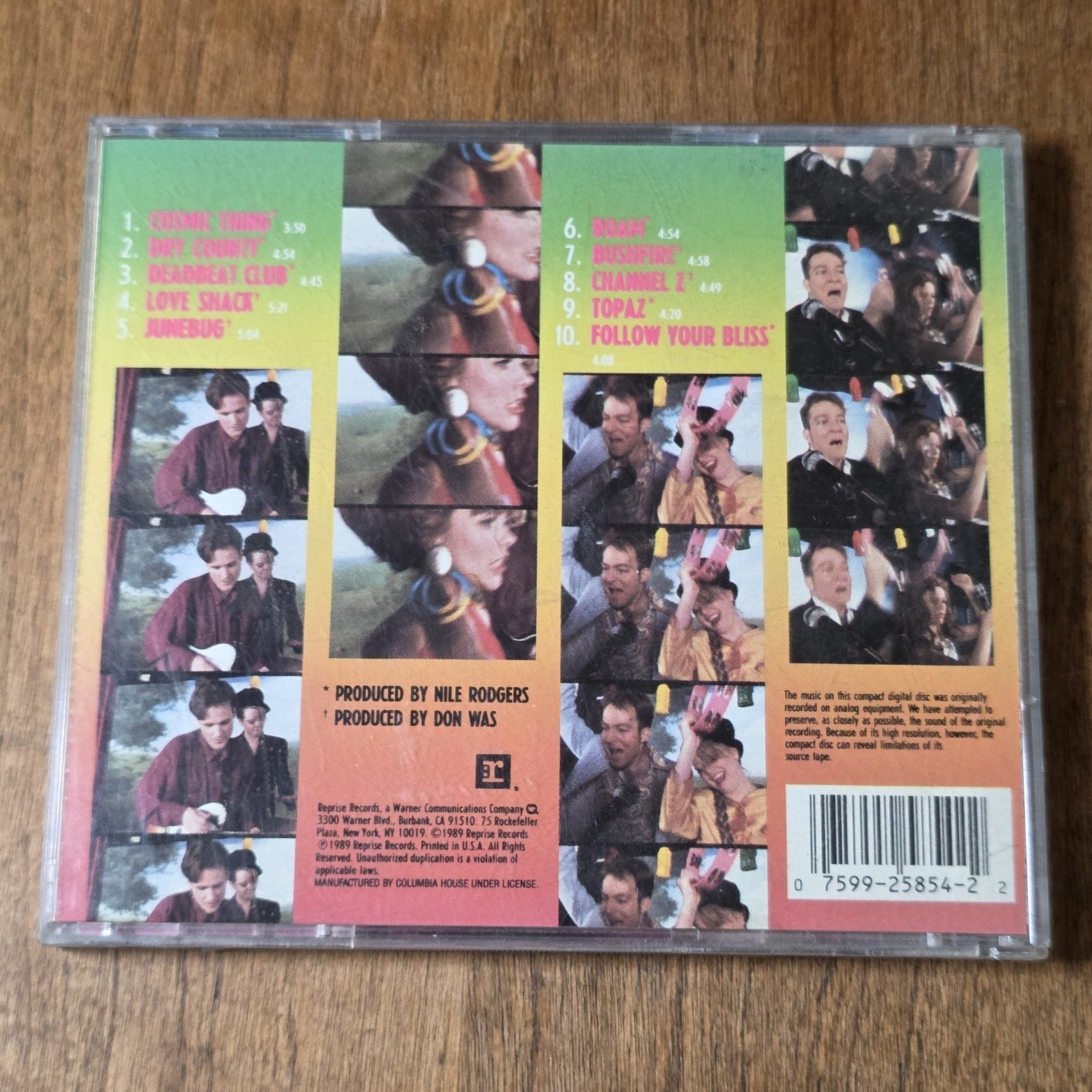 The B-52's - Cosmic Thing CD Album 1989 New Wave
