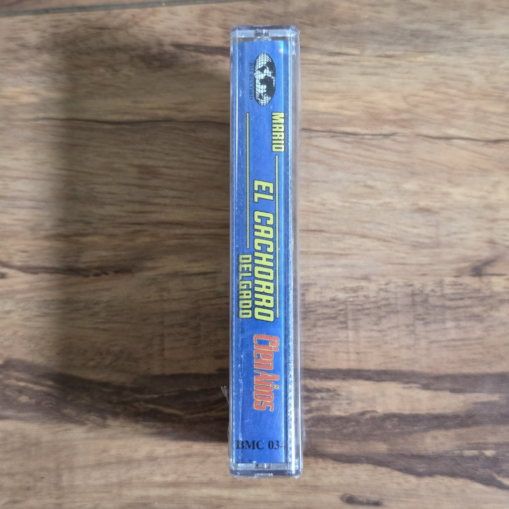 Mario El Cachorro Delgado - Cien Anos Cassette Album Norteño HTF Sealed New