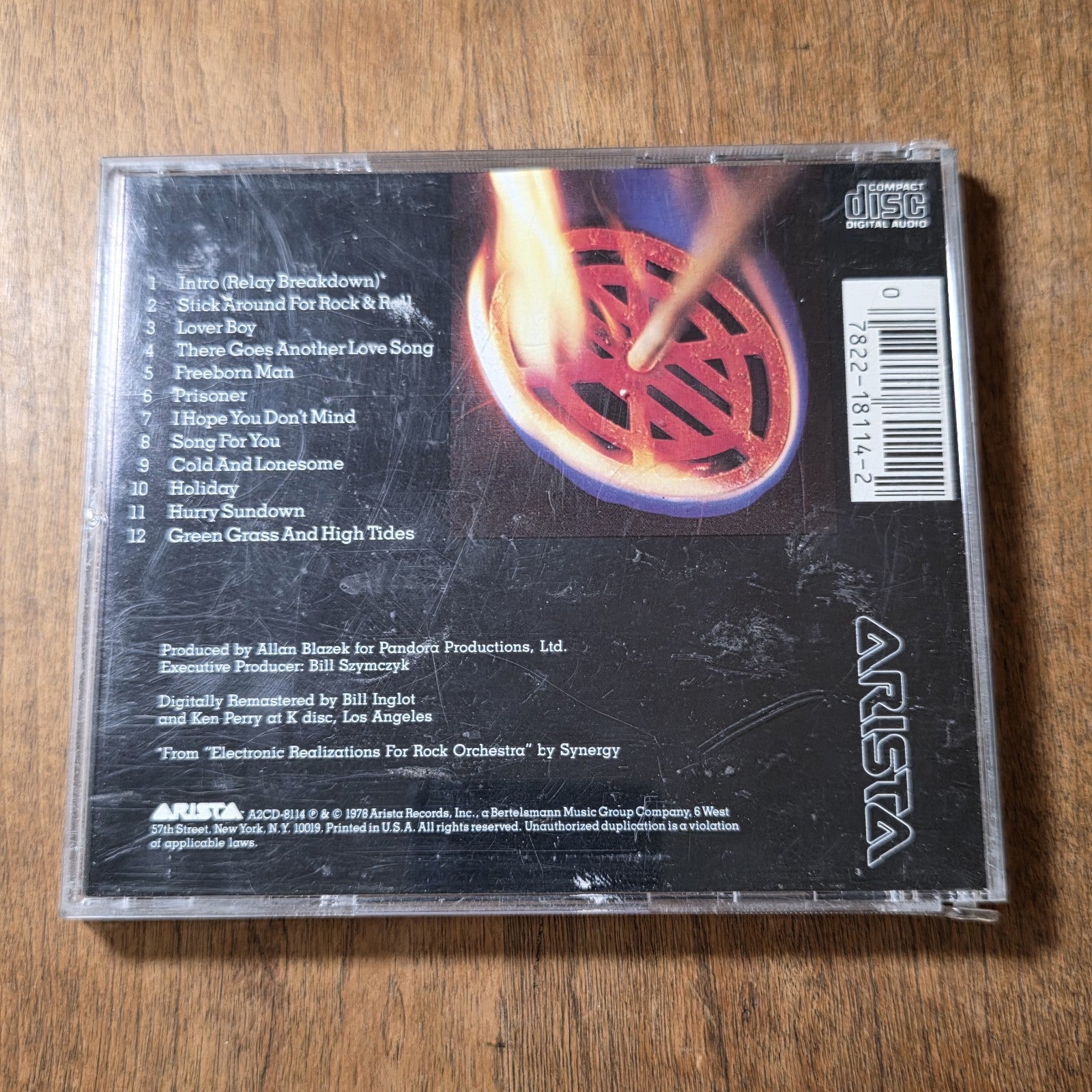 The Outlaws - Bringin' It Back Alive CD Live Album 1978 Southern Rock Rare HTF
