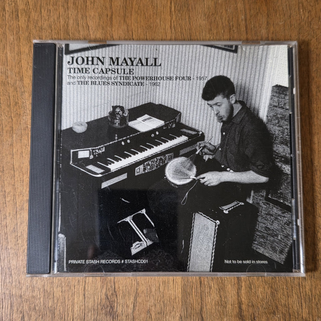 John Mayall - Time Capsule CD 2000 Private Stash Autographed Signed Rare HTF
