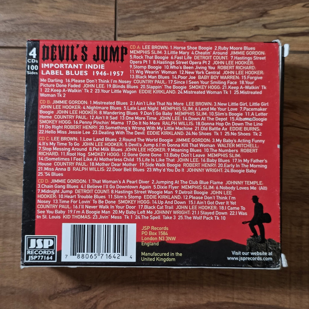 The Devil’s Jump Indie Label Blues 1946-1952 4-CD Box Set Rare HTF