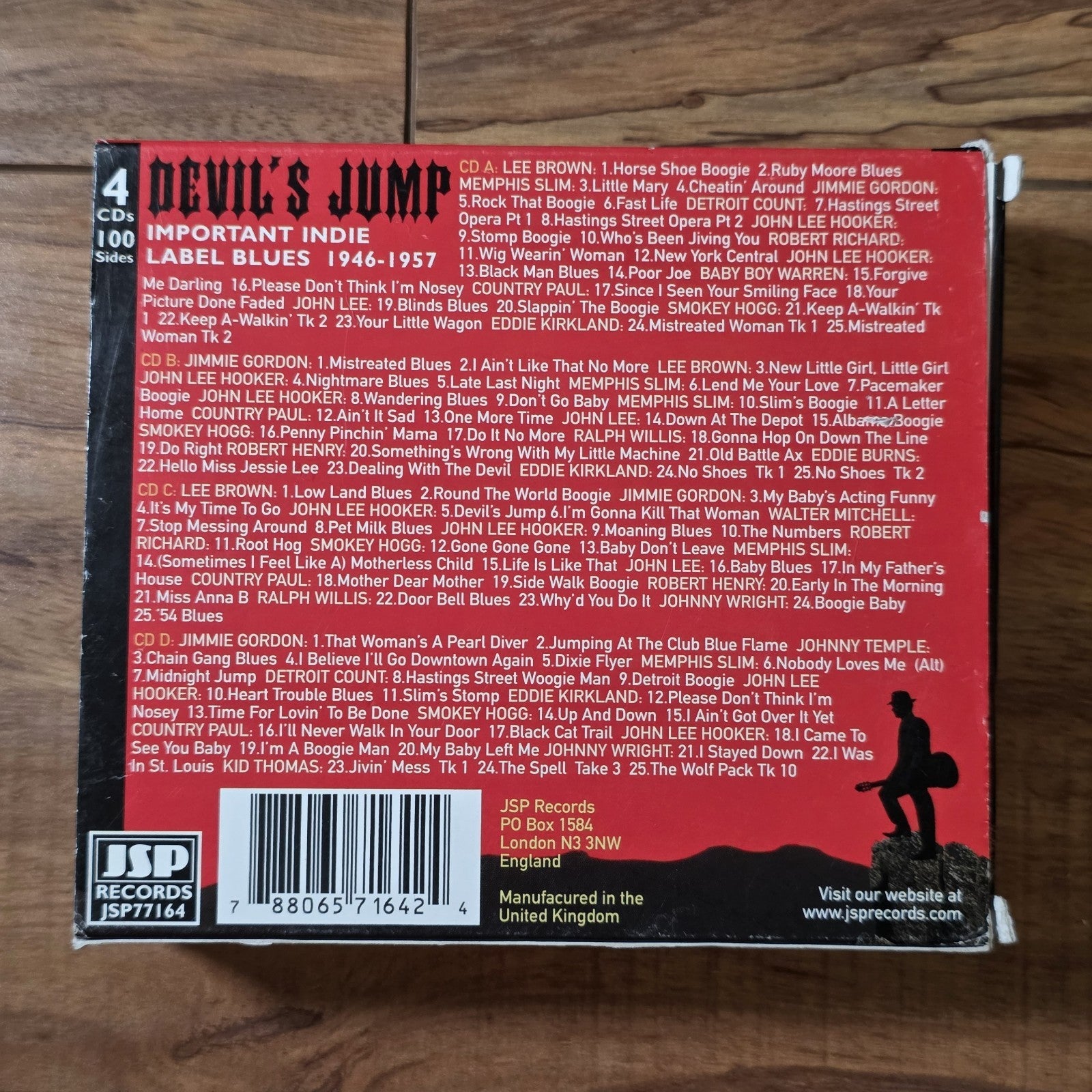 The Devil’s Jump Indie Label Blues 1946-1952 4-CD Box Set Rare HTF