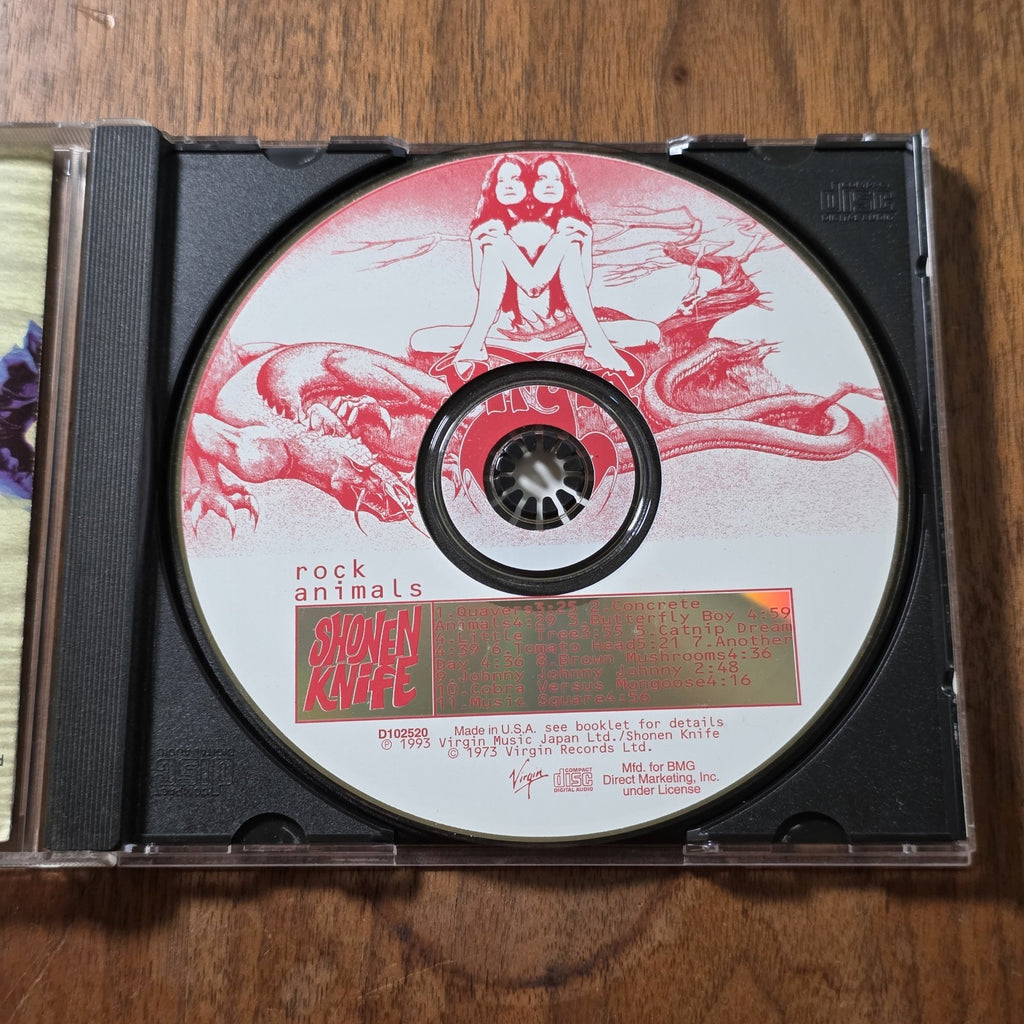 Shonen Knife - Rock Animals CD Album 1993 Alternative Rock