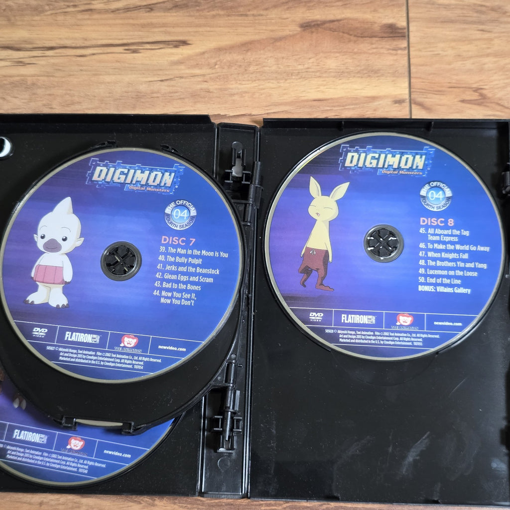Digimon Digital Monsters The Official Fourth Season DVD 2013 Anime Rare HTF