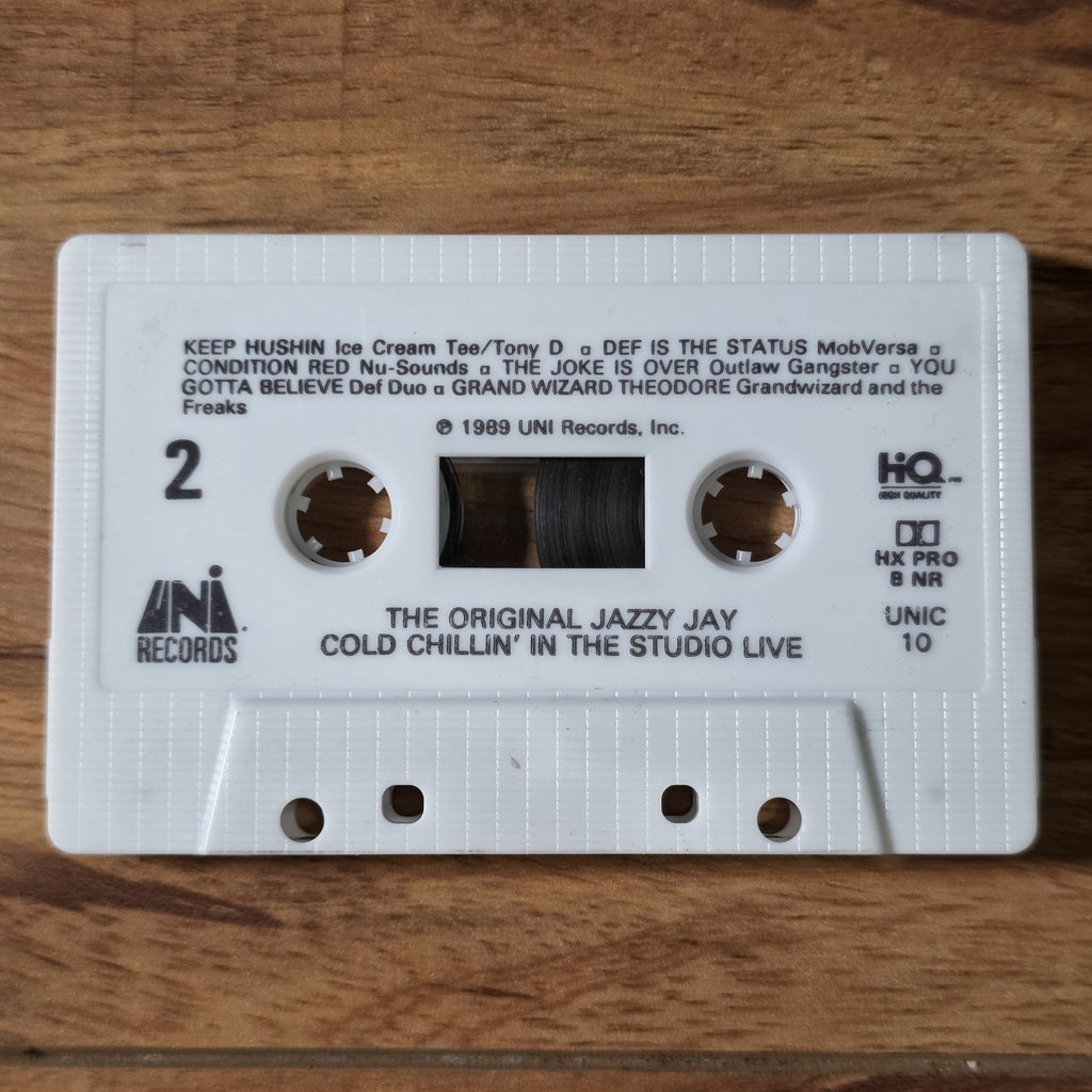 DJ Jazzy Jay - Cold Chillin In The Studio Cassette 1989 Rap Hip Hop
