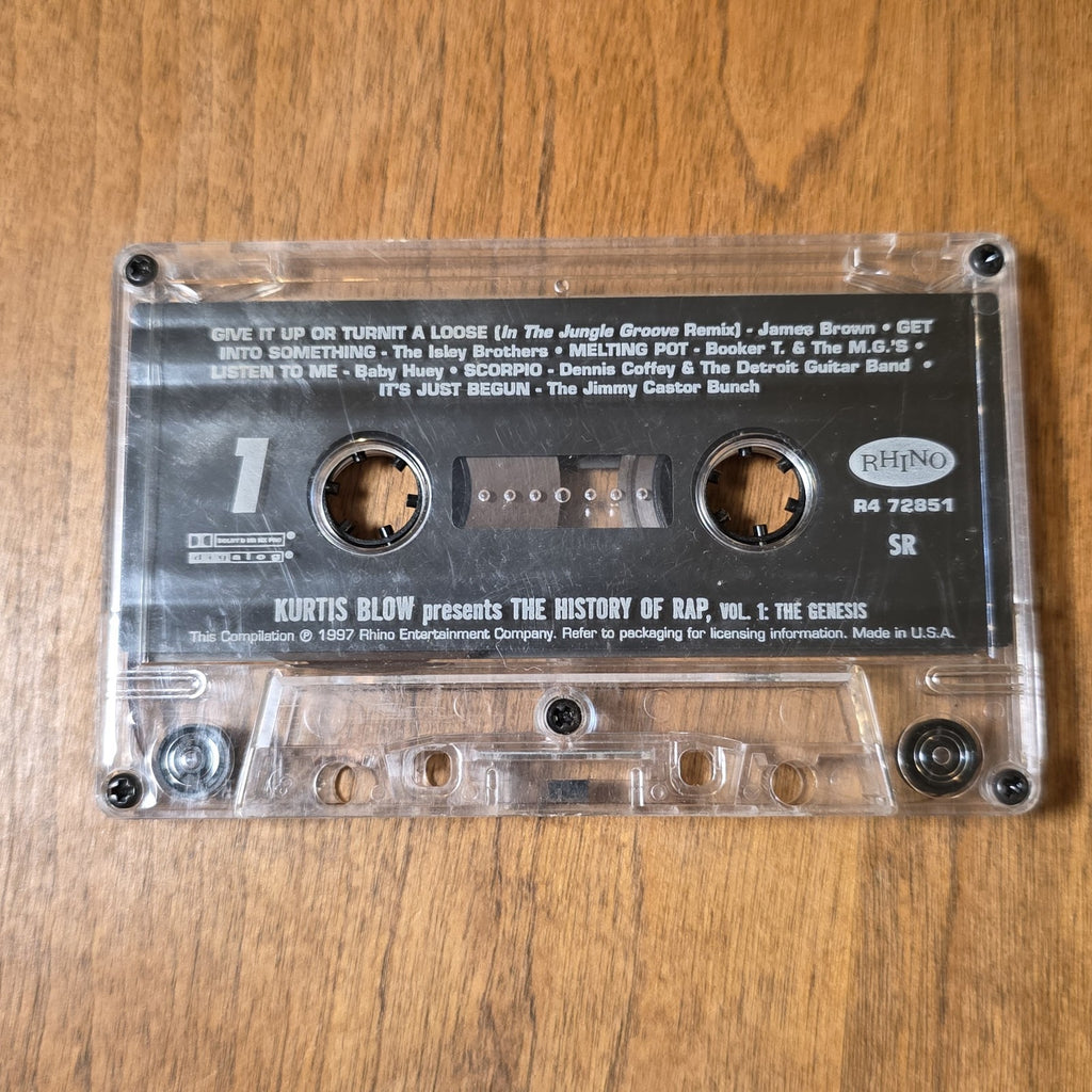 Kurtis Blow Presents - The History Of Rap 1986 Hip Hop Cassette Rare HTF
