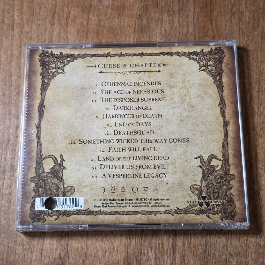 Hell - Curse & Chapter CD Album 2013 Heavy Metal Nuclear Blast
