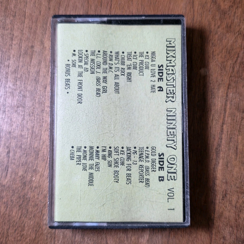 Mixmasters Ninety One Vol 1 - Various Artists 1991 Hip Hop Cassette Rare HTF