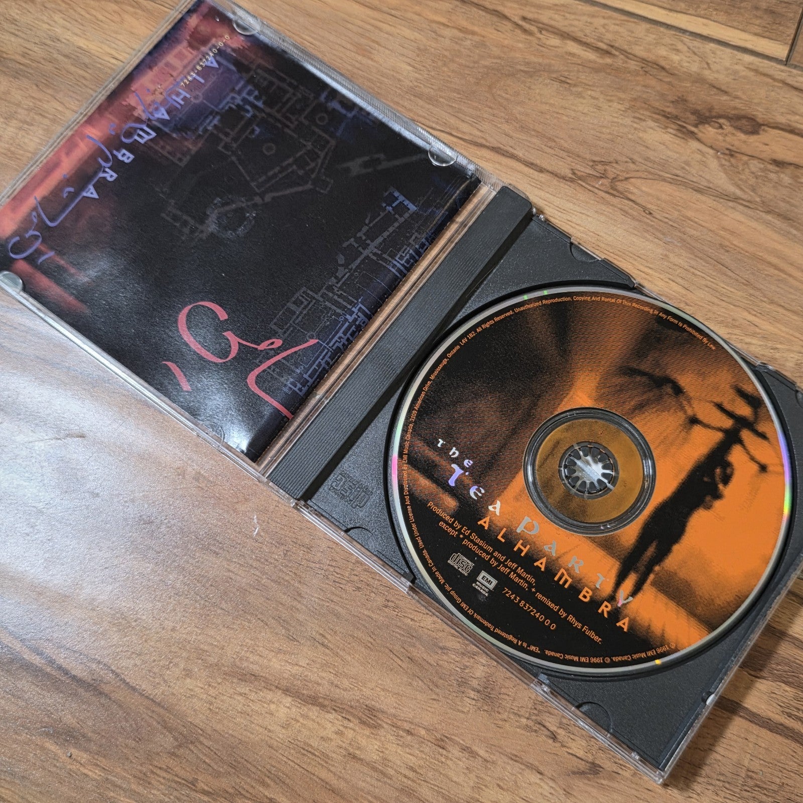 The Tea Party - Alhambra CD EP 1996 Progressive Rock