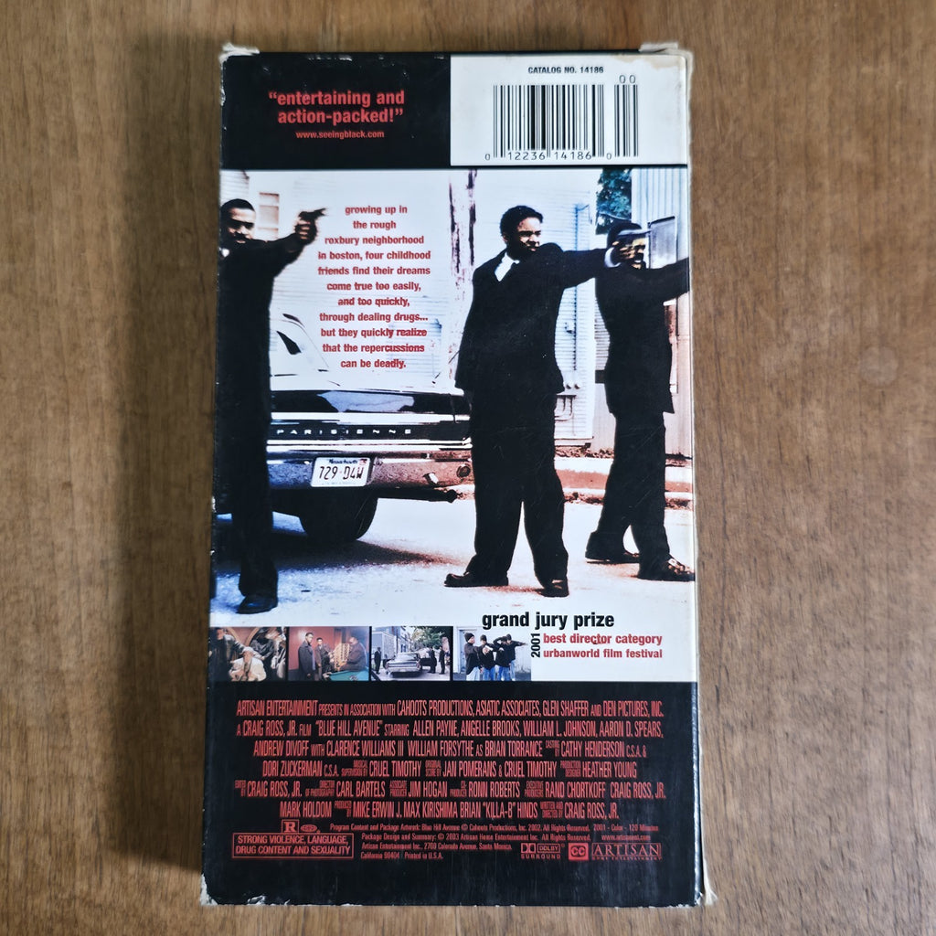 Blue Hill Avenue VHS 2003 Crime Drama OOP HTF