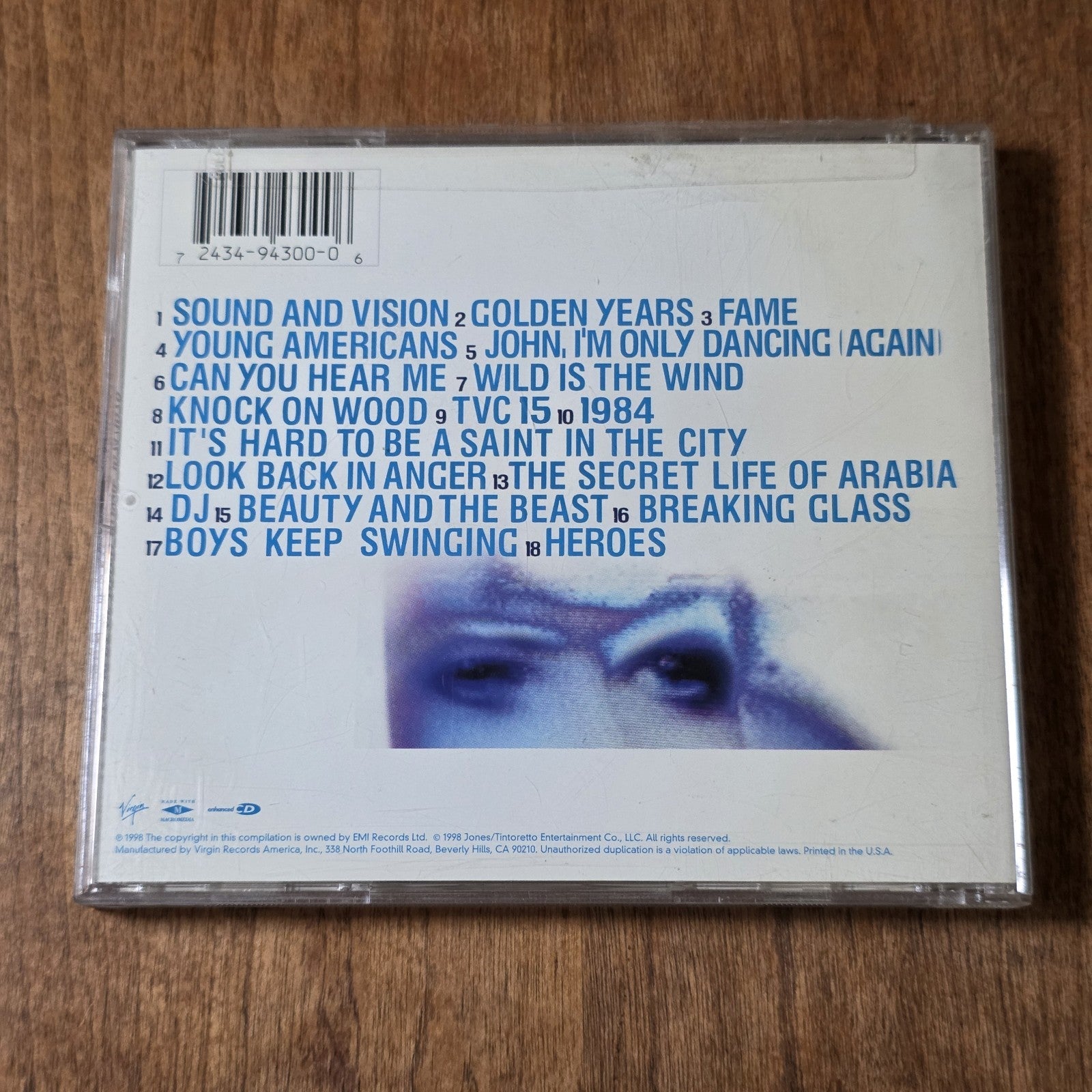 David Bowie - The Best of David Bowie 1974/1979 CD Compilation 1998 Pop Rock