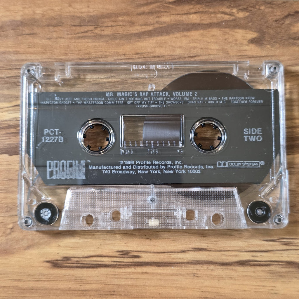 Mr. Magic - Rap Attack Volume 2 Compilation 1986 Hip Hop Cassette Profile