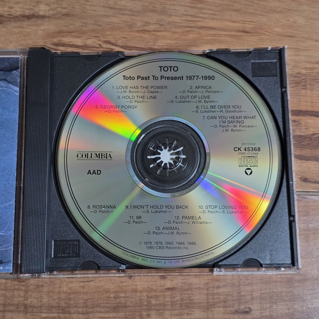 Toto - Past To Present 1977 - 1990 CD Compilation 1990 Pop Rock