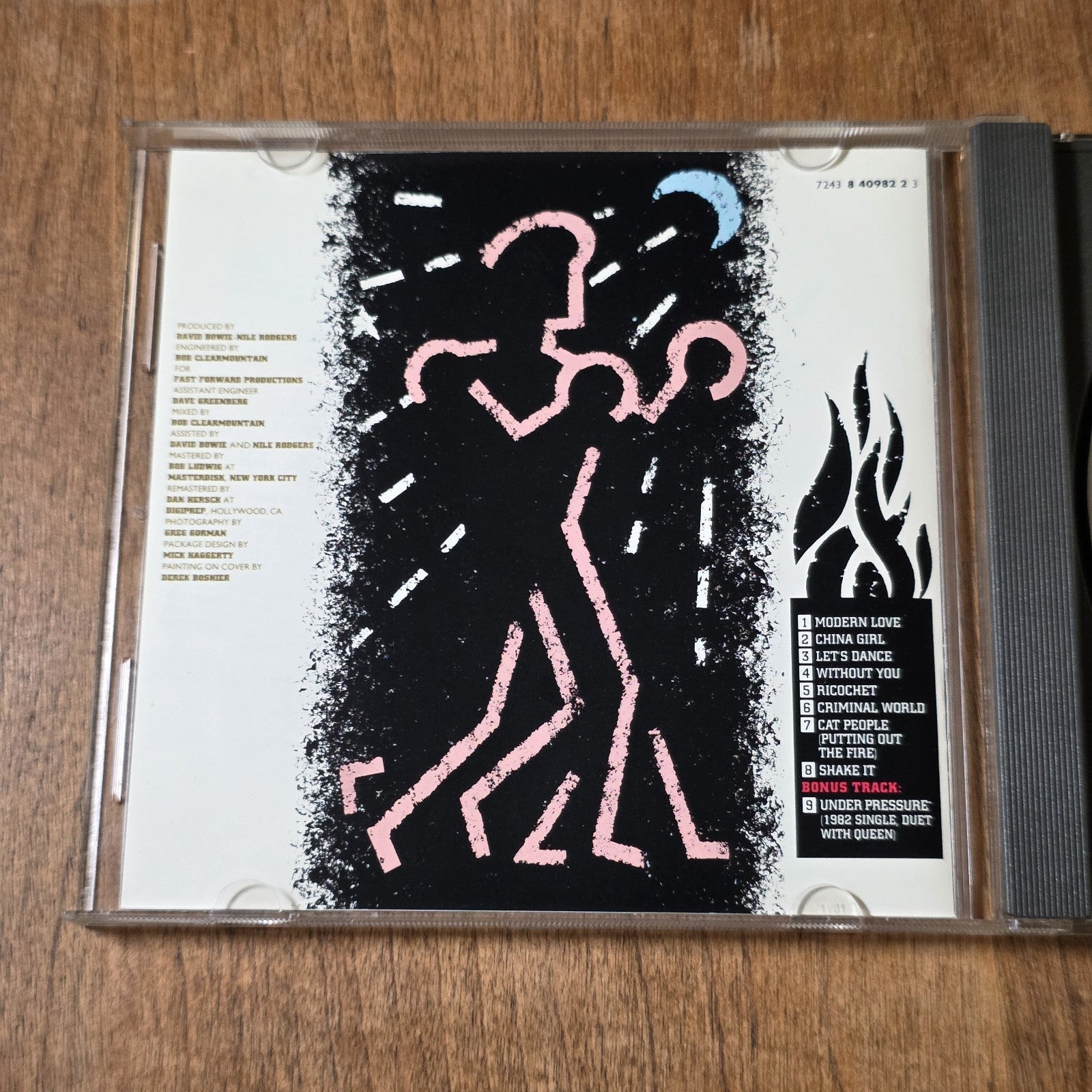 David Bowie - Let's Dance CD Album 1995 Pop Rock Virgin Records