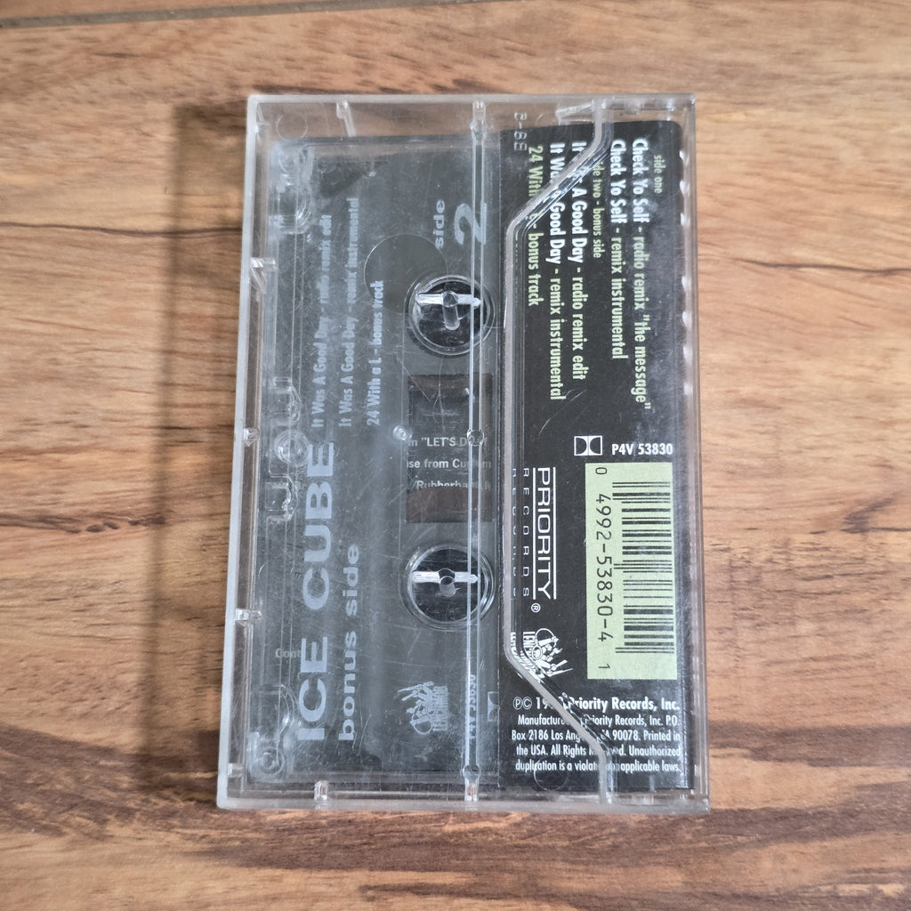 Ice Cube - Check Yo Self Cassette Maxi Single 1993 Hip Hop