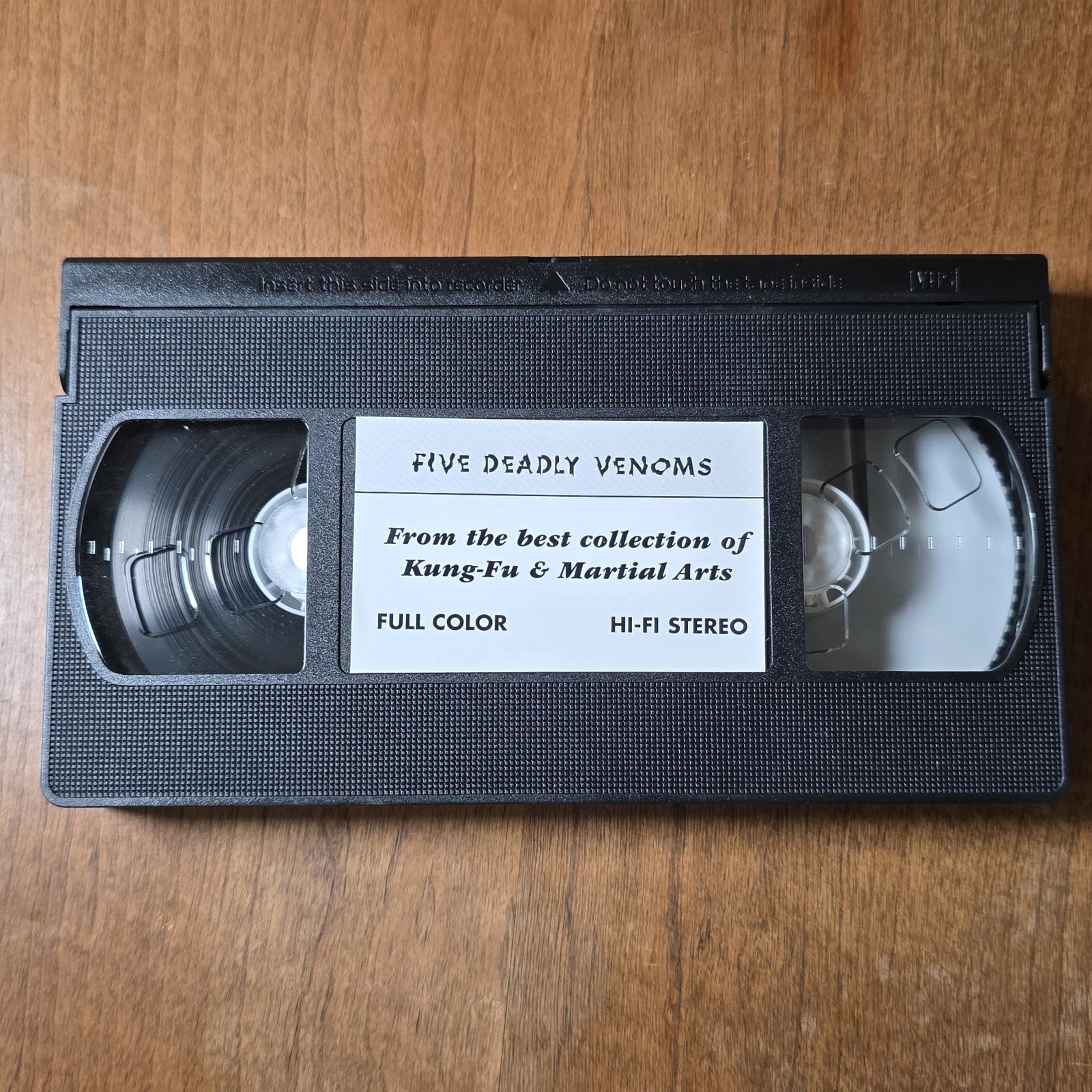 Five Deadly Venoms 1978 VHS Chang Cheh Action Rare HTF