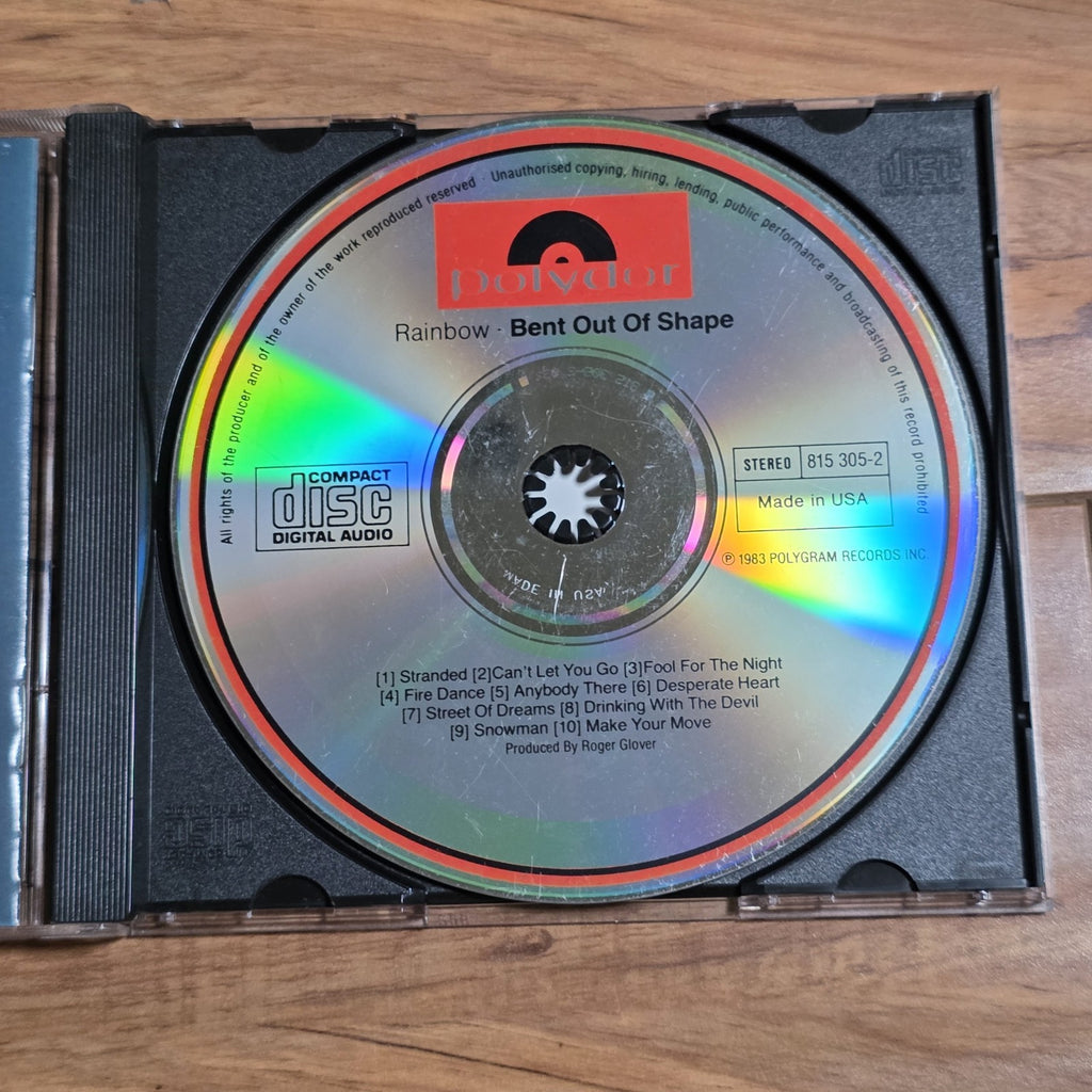 Rainbow - Bent Out of Shape CD Album 1983 Hard Rock