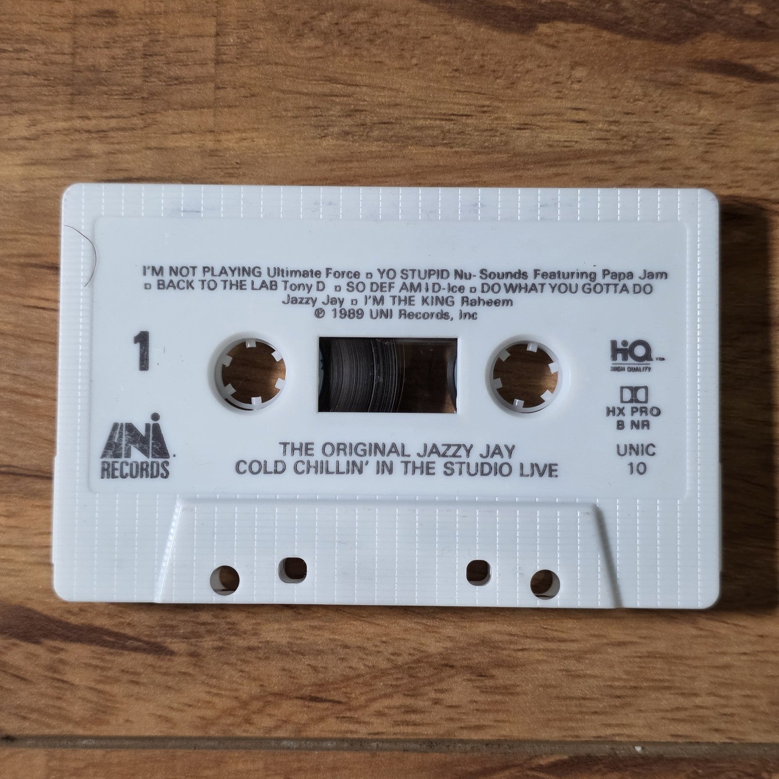 DJ Jazzy Jay - Cold Chillin In The Studio Cassette 1989 Rap Hip Hop