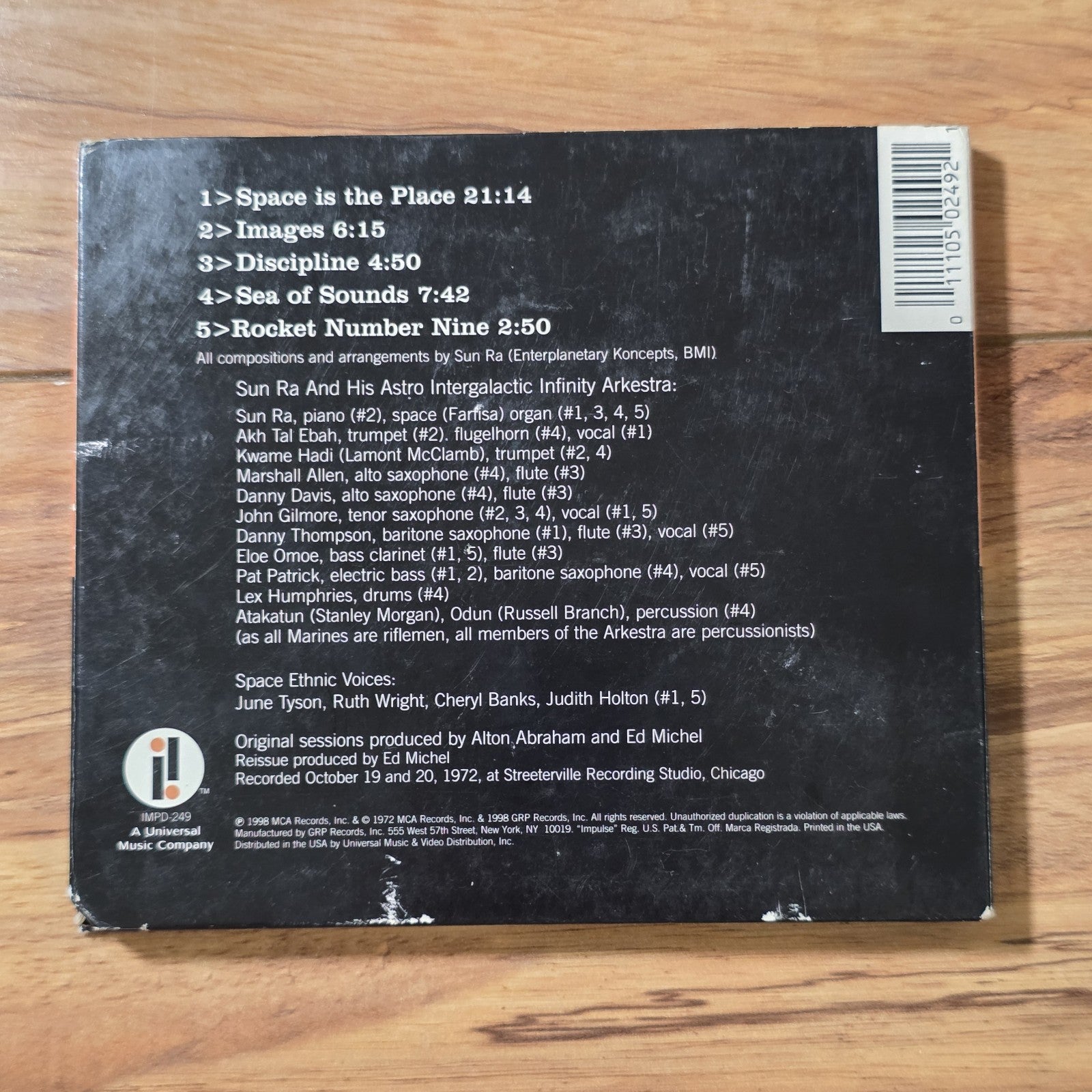 Sun Ra - Space Is the Place CD Album 1973 Jazz Rare HTF