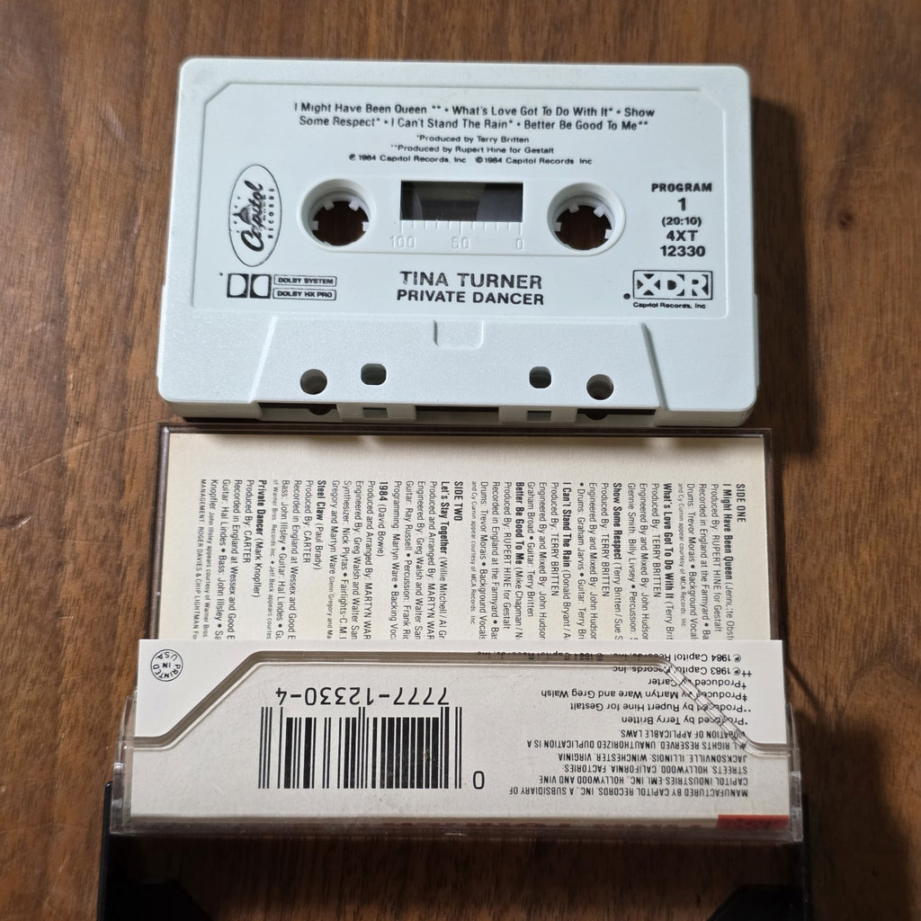 Tina Turner - Private Dancer Cassette Album 1984 Pop Rock
