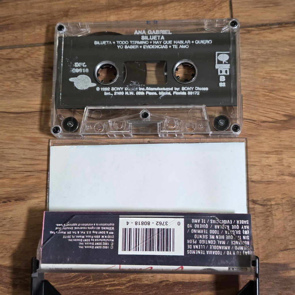 Ana Gabriel - Silueta Cassette Album 1992 Latin Pop