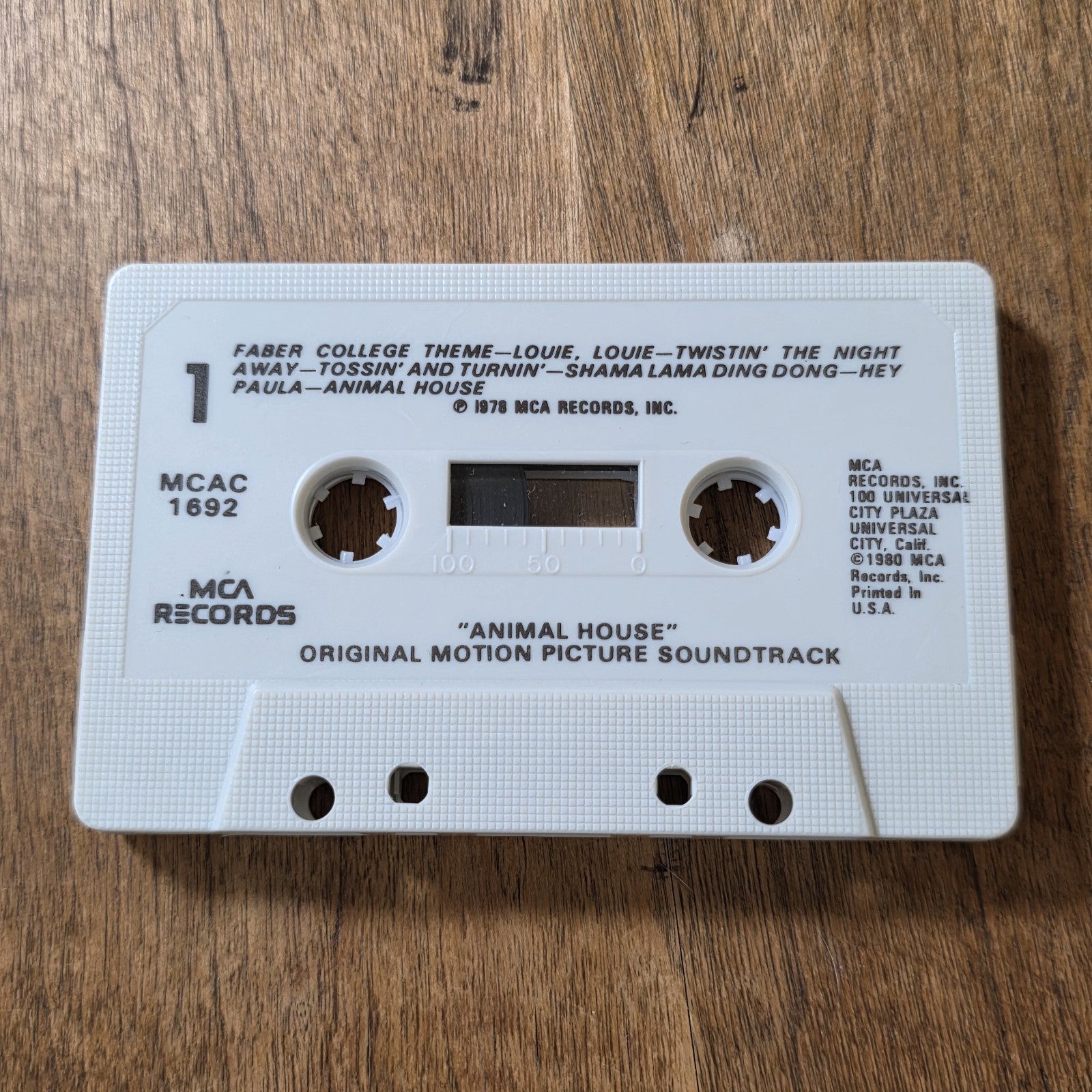 Animal House Cassette Movie Soundtrack 1978 Rock