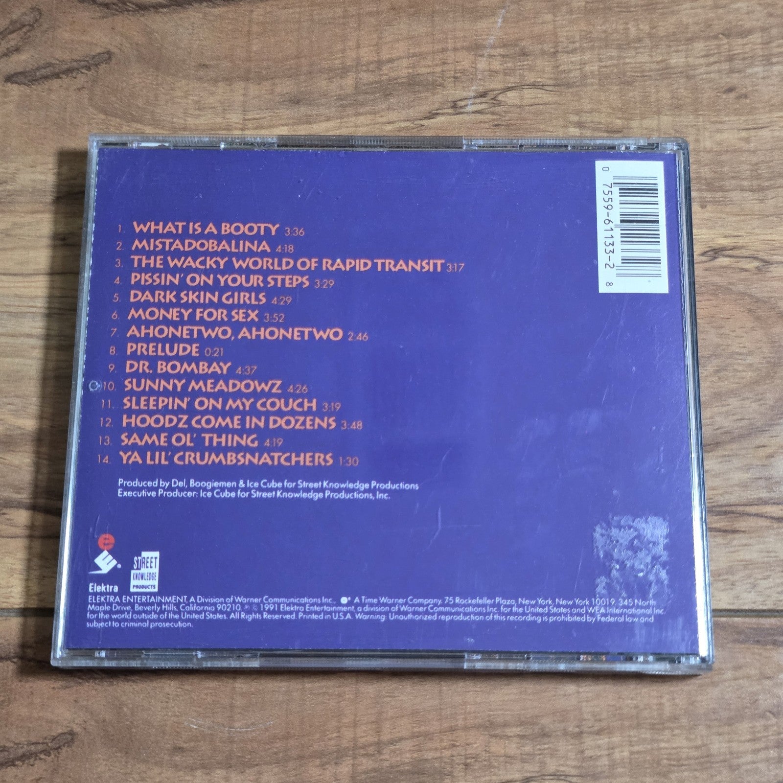 Del Tha Funkee Homosapien - I Wish My Brother George Was Here CD 1991 Rare HTF