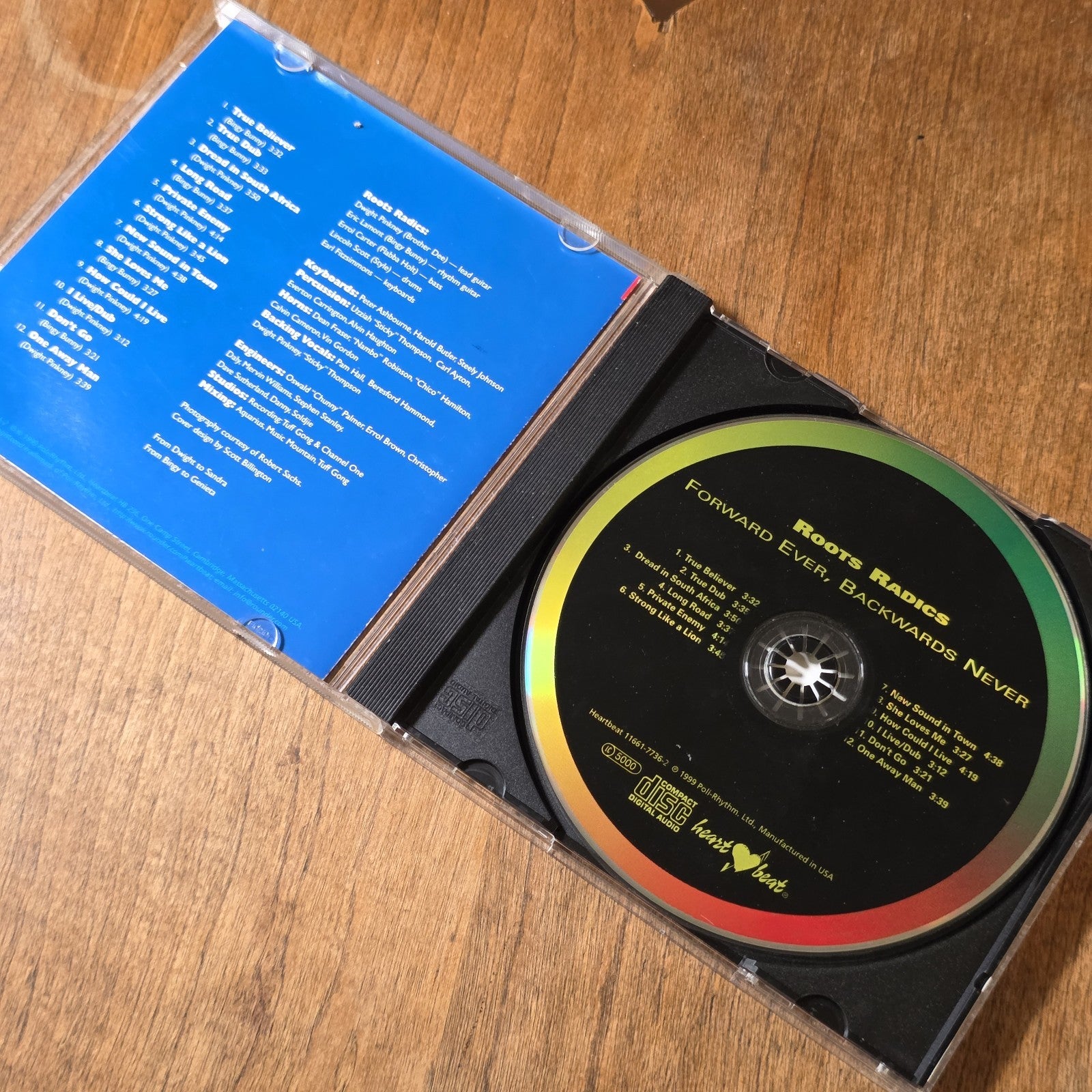 Roots Radics - Forward Ever Backwards Never CD Album 1999 Reggae