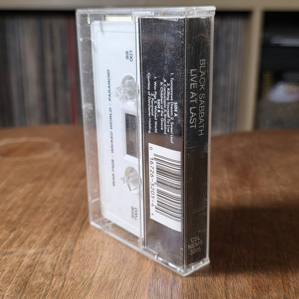 Black Sabbath - Live at Last Cassette Live Album 1980 Heavy Metal