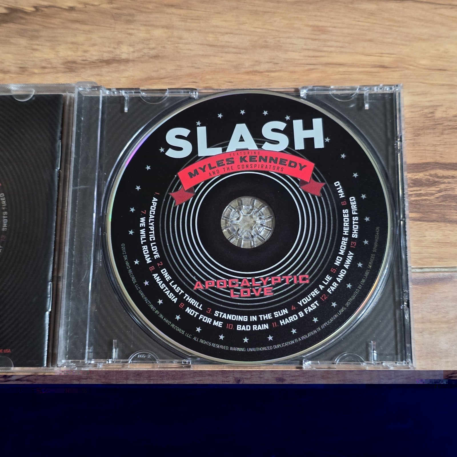 Slash featuring Myles Kennedy - Apocalyptic Love CD Album 2012 Hard Rock