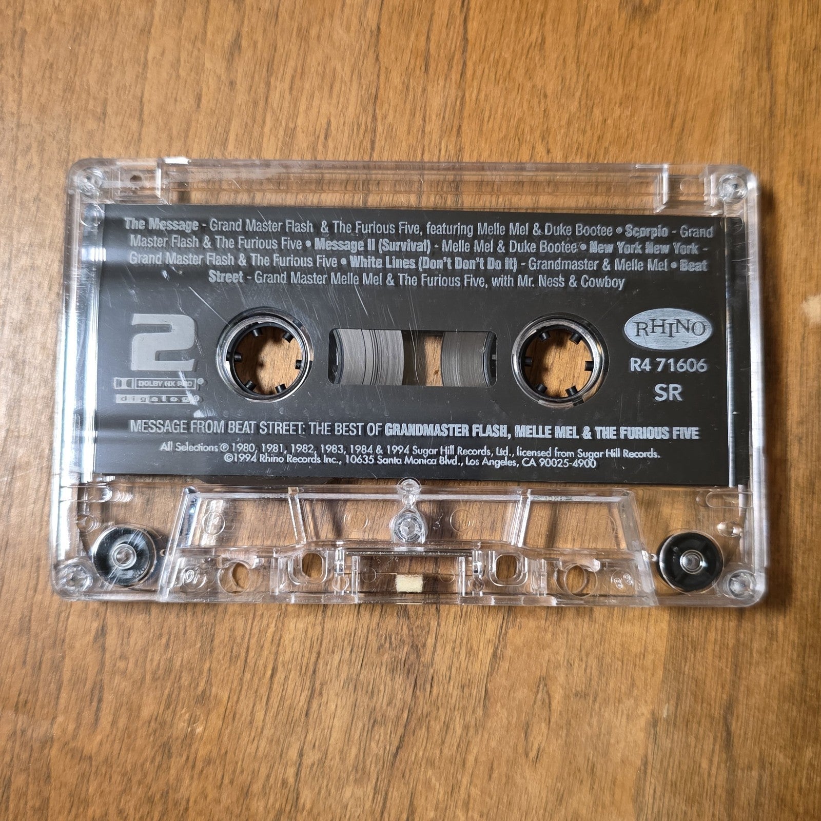 Grandmaster Flash Melle Mel & The Furious Five - Best Of 1994 Cassette Rare HTF